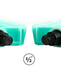 Rugged Non Slip Bicycle Pedals For BMX Mountain And City Bikes With Reflector Lightweight 1/2 Inch Boron Steel Spindle