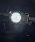 iGAGING 0-12" / 0-300mm Electronic Digital Caliper Full Color LCD Display showing 1.0205 measurement in a dark setting.