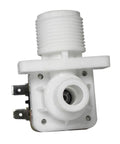 Three Quarters Inch Water Inlet Solenoid Valve AC 110V normally closed right angle thread plastic body for home appliances