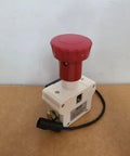 Emergency Stop Switch Disconnector On Off Manual Scram For Electric Forklifts Pallet Trucks And Golf Carts ZDK32 350A 220V Heavy Duty Safety Stop Button, red cap