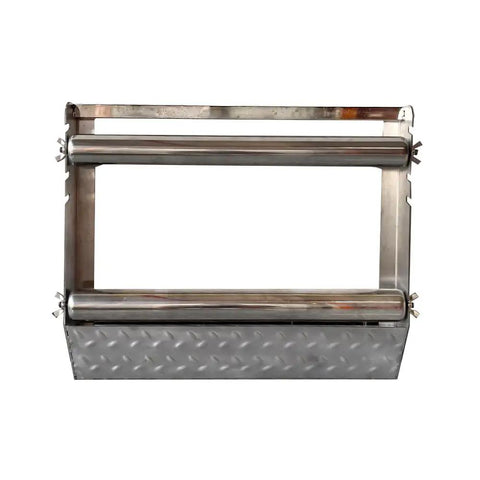 Rugged Stainless Steel Cable Roller Stand With 304 Wheel System 3 Position Height Adjustment And Smooth Glide For Big Spools Wire Rope And Electrical Conduit Rustproof For Indoor Outdoor Use