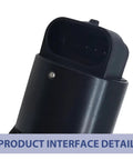 Detail of the connector interface on the Badass Alloy Idle Speed Control Valve With Reinforced Sealing Washer.