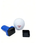 Trump Themed Golf Ball Stamp For Men Easy To Use Hilarious Mark On Balls Patriotic USA Golfer Gift shown on white background