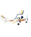 RC Plane Ranger Trainer With 850 Millimeter Wingspan 4 Channel in white and orange, ready-to-fly design, side view