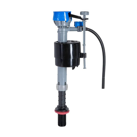 High Performance Toilet Fill Valve with 2 Inch Adjustable Flapper Kit for Powerful Flush and Water Saving Control, side view