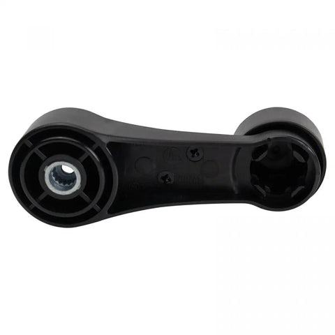 Heavy Duty Black Crank Window Handle Set For Kenworth T300 And T600 Trucks 2005 To 2007 Front Left Right Textured Manual Regulator Knobs With Two Piece Kit Built Tough For Rugged Use, black plastic handle