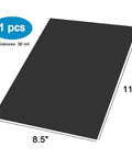 Peel And Stick Magnetic Receptive Steel Sheet With Adhesive Backing, 30 Mil Thick, 8.5 By 11 Inches, flexible sheet for magnets