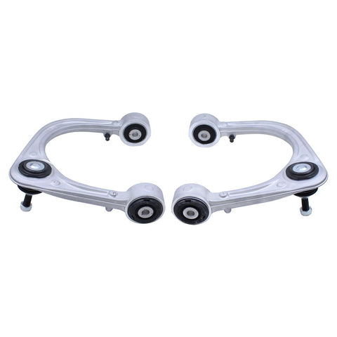 Front Upper Left And Right Control Arm With Ball Joint For Cadillac CTS RWD 2008 2015 Replacement Suspension Part Beefed Up Ride Quality Durable Silver Finish Easy Install Kit Included