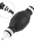 Rugged Heavy Duty Fuel Line Hose With Connector For Boats And RVs, Five Sixteenth Inch Inner Diameter, Seven Foot Long, Primer Bulb Included