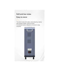 Back view of Hydrogen Inhalation Machine with handle, showing design for easy mobility and quiet operation.