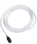 Downstream Soap Injector Hose Kit For Pressure Washers 10 Ft PVC Siphon Hose with filter attachment, coiled view