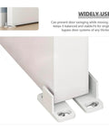 Barn Door Floor Guide for Smooth Sliding Doors, Bottom Guide Floor Mounted Closet Door Hardware With Screws, Keeps Doors From Swingin And Wobblin, Durable Steel Construction, Easy Install.