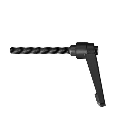 2 Pack Workhorse Adjustable Clamping Lever Handles M8 By 80mm Black Oxide Carbon Steel With Twist Action Locking Levers And Rotating Screw Knobs For Weekend Projects