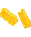 Two yellow Gripper Push Block For Table Saws And Router Tables Ergonomic Safety Push Block For Band Saws And Shapers on white background