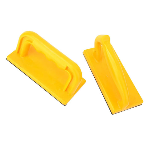 Two durable plastic push blocks with handles, Must Have Woodworking Push Stick For Precise Cuts And Safe Sawing Durable Plastic Push Block.