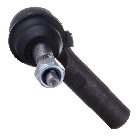 Close-up of outer tie rod from Power Steering Rack And Pinion Complete Assembly With Two Outer Tie Rods For Dodge Ram 1500 2500 3500 2002 To 2005 Direct Fit Durable OEM Grade Steering Gear Easy Install.