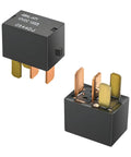 2 Pack Honda Car AC Relay Replacement For Accord Civic Element CR-V CR-Z 4 Pin Plug G8HL-H71 close-up view of relays