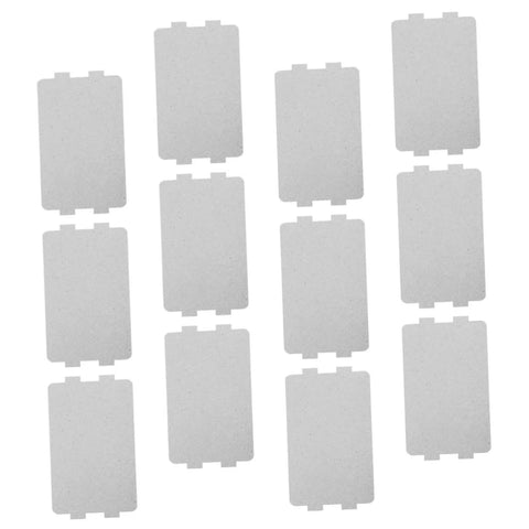 Microwave Mica Heat Resistant Insulation Plates Set Of 2 With 12 Sheets Per Pack Oven Safe Kitchen Shield shown in multiple layers