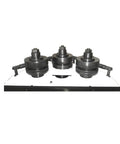 Heavy Duty One Horsepower Ring Roller Pinch Bend Machine For One And Quarter Round Square Tube And Pipe Mild Steel Bending Rig rollers view.
