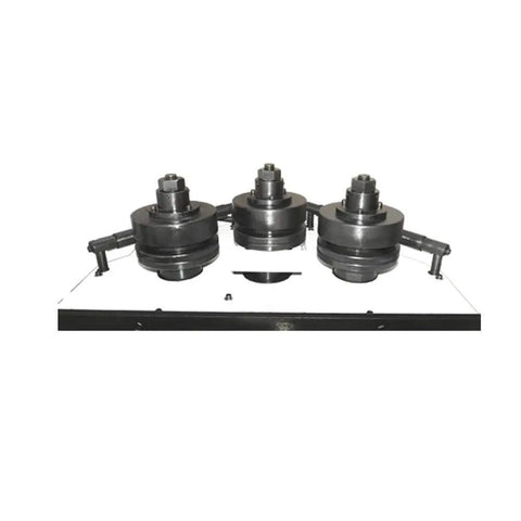 Heavy Duty One Horsepower Ring Roller Pinch Bend Machine For One And Quarter Round Square Tube And Pipe Mild Steel Bending Rig rollers view.