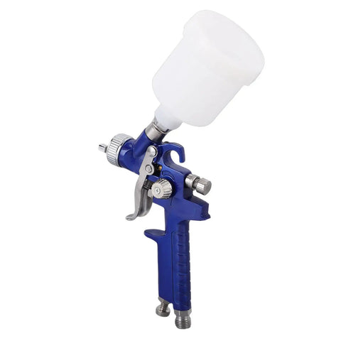 Sprocky Hvlp Gravity Feed Paint Sprayer With 1MM Nozzle And 100Ml Cup featuring a compact design and ergonomic handle.