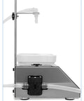 Side view of Weighing Diaphragm Pump Filling Machine With Electronic Scale For Liquids Oil Water Wine Juice 10ml To 3000ml