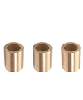 Built Like A Tank 3 Pack Bronze Sleeve Bearings Self Lubricating Bushing Set measuring 14mm inner by 20mm outer diameter.