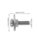 40 Piece M5 Stainless Steel Screws For Pot Lid Handles With Washers And Silicone Gaskets Heat Resistant Fixing Bolts For Kitchen Cookware Lids