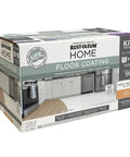 Ultra White Tint Base Matte Floor Coating Kit box showing application areas