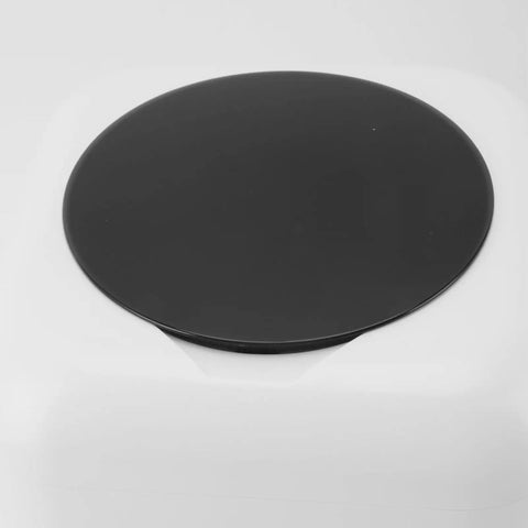 Hella Compact 5 Liter Mini Portable Washer With Usb Rechargeable Power And Automated Top Load Wash Cycle Built For Dorm Rooms And Hotel Travels So You Can Tackle Dirty Loads In A Snap Zero Drama, black top view.