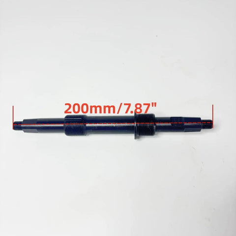 200mm axle from 2 Inch Cup Bottom Bracket Conversion Kit For Bikes Converts One Piece Crank To Three Piece Includes 200mm Axle 36T And 44T