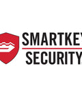 SmartKey Security logo with red shield icon for Lido Entry Door Handle With Lock And Key Reversible Exterior Lever SmartKey Security Rekey Capability