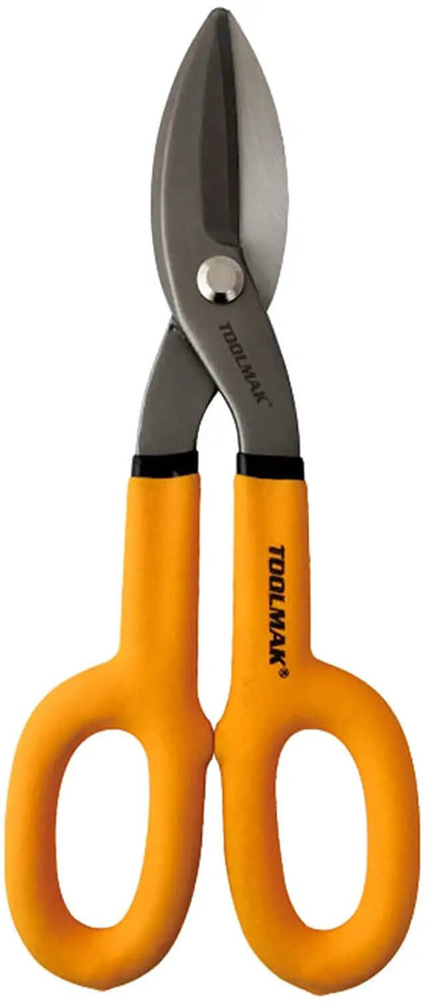 Tin Snips 10 Inch Straight Pattern Tinners Snips With Comfort Grip