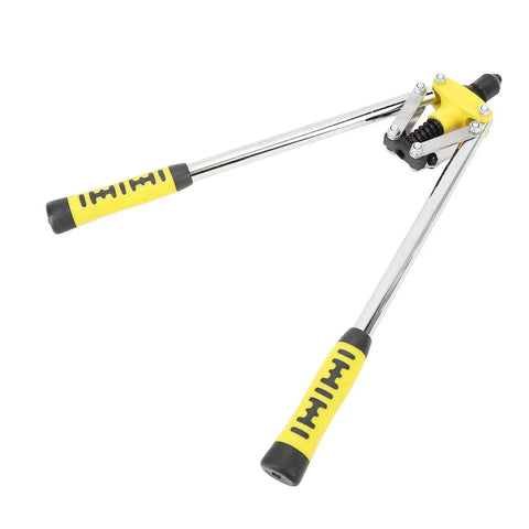 Heavy Duty Double Handle Rivet Nut Tool Kit Pro Grade Build For Aluminum Rivets Rivnut Tool with ergonomic yellow grip handles