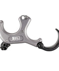 Exit Pro Release Grey With Hand Polished 440C Stainless Hook, Patented Star Drive System For Multiple Arm Positions showing side view