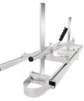 Portable Chainsaw Mill 36 Inch Rail Guide System For Quick Setup Fits 14 To 36 Inch Chainsaw Bars Adjustable Thickness