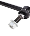 All In One Front Steering And Suspension Kit 12 Piece For Easy Install And Peak Handling, Includes Tie Rod Ends, Ball Joints, Control Arms, Sway Bar Links And Bushings For A Smooth, Responsive Ride. Black steel tie rod end with threaded stud and nut