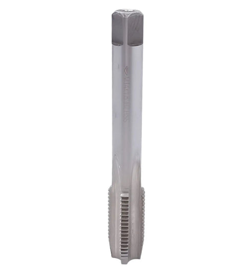 M14 X 1.5mm HSS Right Hand Thread Tap for hand use shown upright with threaded end exposed, 30mm thread length, HSS steel.