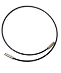 Air Suspension Hose Repair Kit 4mm OD 2ft Long for Tesla Model S X 2016 2026 Adaptive Suspension System Compatible Repair Line Extension Durable Leak Free Design with Easy Install in Tight Spaces and Long Lasting Performance. Black 4mm OD hose with metal couplers