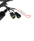Close-up of connectors from Full Wiring Harness Assembly For Surron Light Bee X And Light Bee S Electric Dirt Bike Replacement Cable Harness