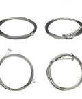 Stainless steel cables from All In One Bike Cable Kit For Mountain And Road Bikes With Brake And Derailleur Housings Routing Damping Foam Sleeve