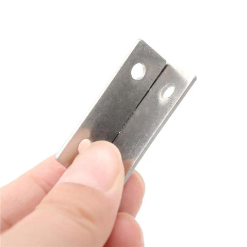 Close-up of Beefy Heavy Duty Stainless Steel Spring Hinge For Cabinets And Doors Hardware With Screws Included Built To Last