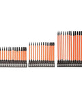 Awesome 13-Piece Magnetic Screwdriver Bit Kit With Torx T5 To T40 Wrench Drill Bits For Electric Screwdrivers And Power Tool Accessories That Keep Screws Locked In Place Every Time You Use Them, orange alloy steel set
