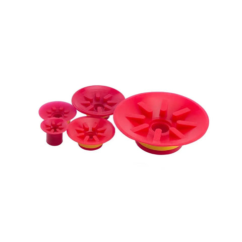 Get these bad boy Silicone Vacuum Suction Cups For Pneumatic Automation Systems, 3-Pack F15-50, red silicone grippers for efficient lifting.