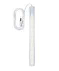 16 Inch LED Under Cabinet Light Plug In Soft White 3000K 384 Lumens With Plastic Housing And Easy On Off Switch shown unplugged