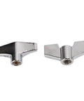 Stainless steel wing nuts from the Stainless Steel Wing Nuts And T Nuts Set For Drum Hardware Fixing Cymbals And Stands
