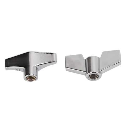 Stainless steel wing nuts from the Stainless Steel Wing Nuts And T Nuts Set For Drum Hardware Fixing Cymbals And Stands