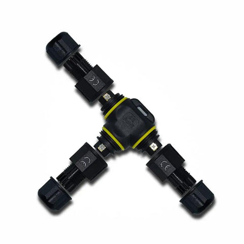 3 Way Waterproof Electrical Junction Box IP68 Outdoor Shielded Connector For Underground Cables 2 Pin 3 Pin 4 Pin