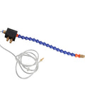 Adjustable Mist Coolant Sprayer System With 8mm Air Pipe For Cnc Lathe And Engraving Machine Spray Nozzle, flexible blue nozzle.
