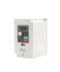 Heavy Duty 1500W VFD Inverter For 110V And 220V Motors With Smooth Speed Control Variable Drive And Rugged Industrial Performance Plug Play Setup Ensuring Long Term Operation For Heavy Workloads And Motor Compatibility Anywhere You Go Today. white 1.5KW VFD inverter front panel
